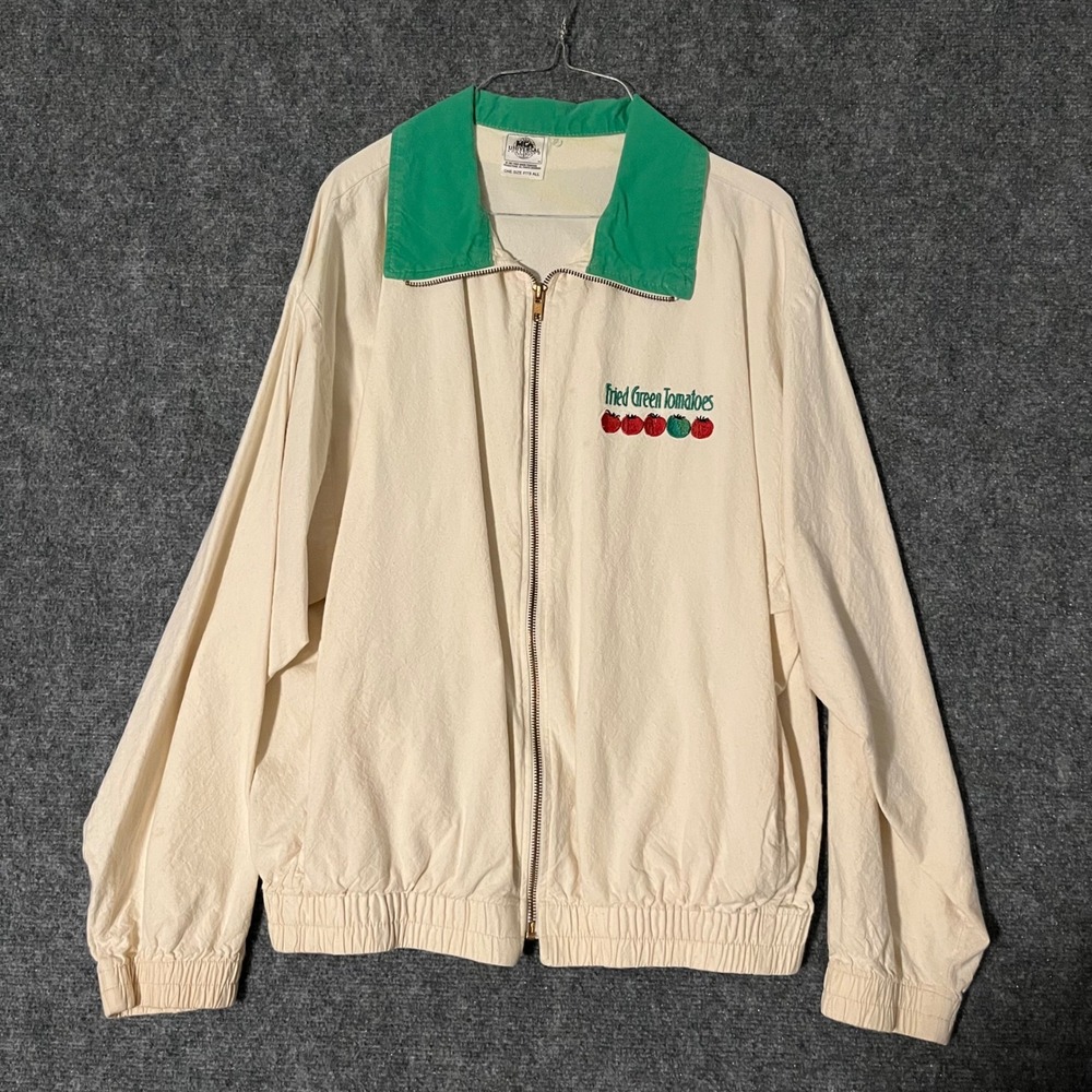 Vintage 1991 Fried Green Tomatoes Movie Promo Jacket MCA Universal Cream OSFA